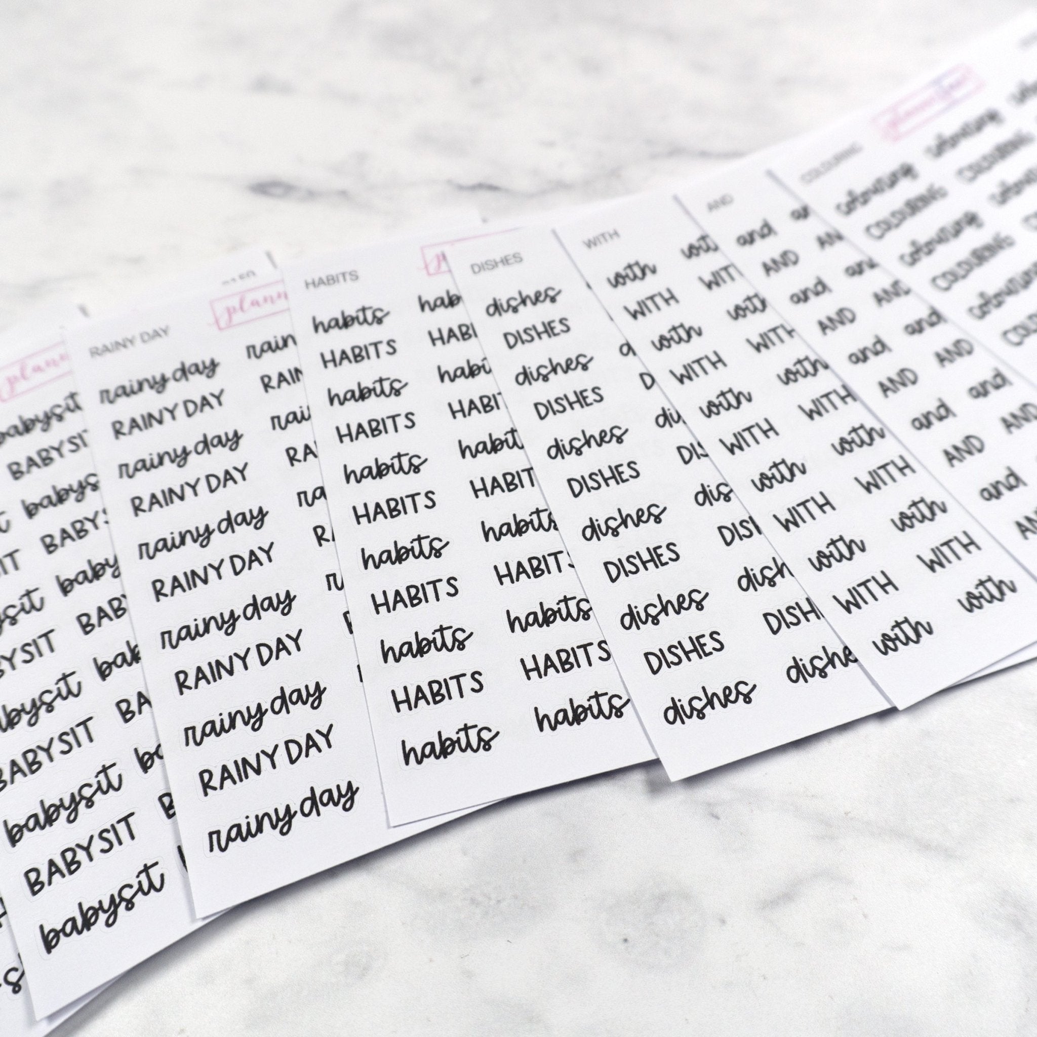 Script Planner Stickers Plannerface Page 2 Script Planner Stickers Plannerface Page 2