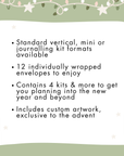 Christmas Countdown (2025 Advent) PRE-ORDER | Sticker Advent Calendar