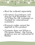 Christmas Countdown (2025 Advent) PRE-ORDER | Sticker Advent Calendar