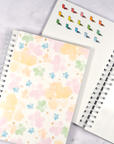Painted Flowers Reusable Sticker Book (5" x 7")