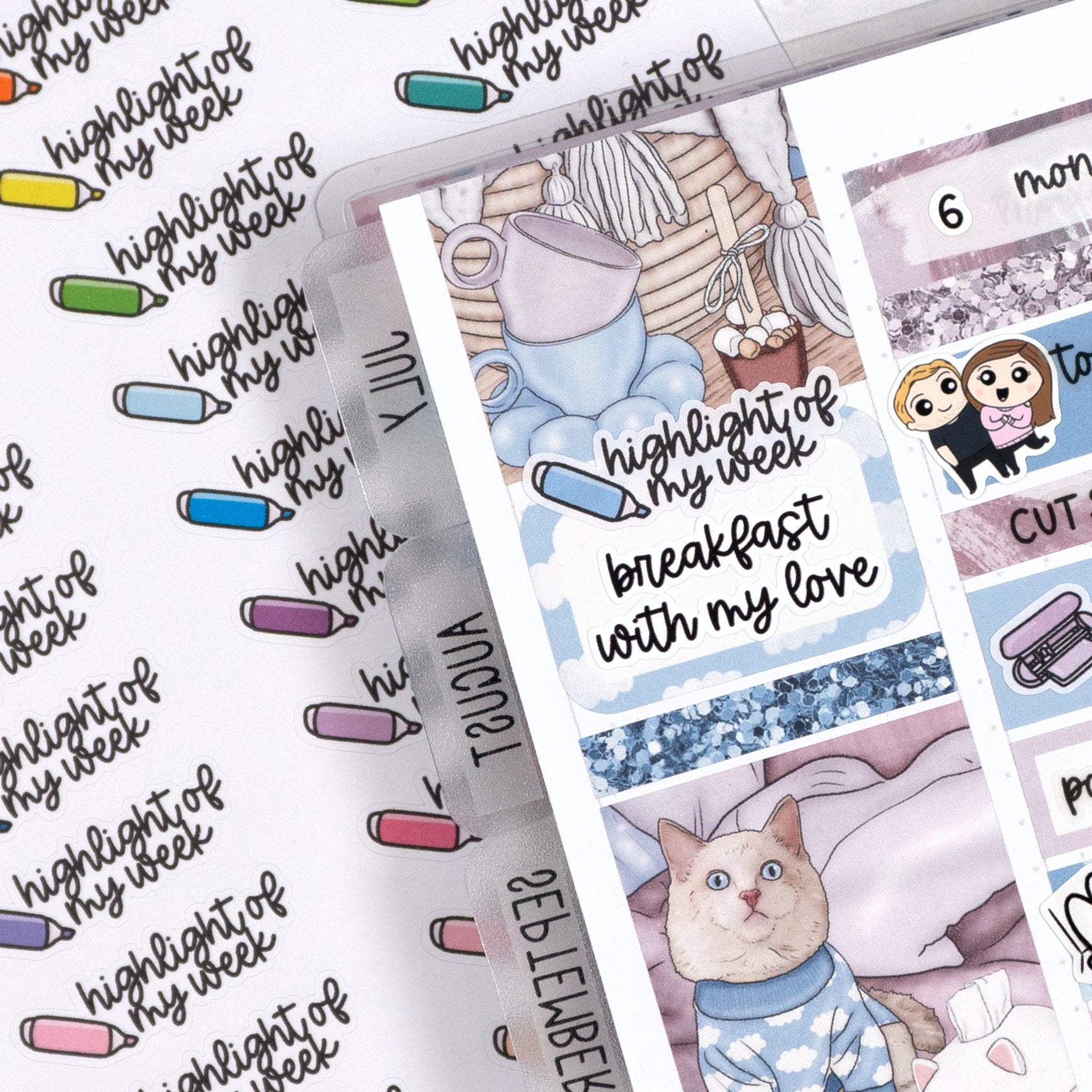 Highlight of my Week Stickers by Plannerface