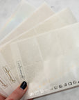 Foil Confetti Underlay Stickers (4 Sheet Mixed Foil Bundle)