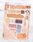 Envelope Torn Paper Edge Journalling Stickers