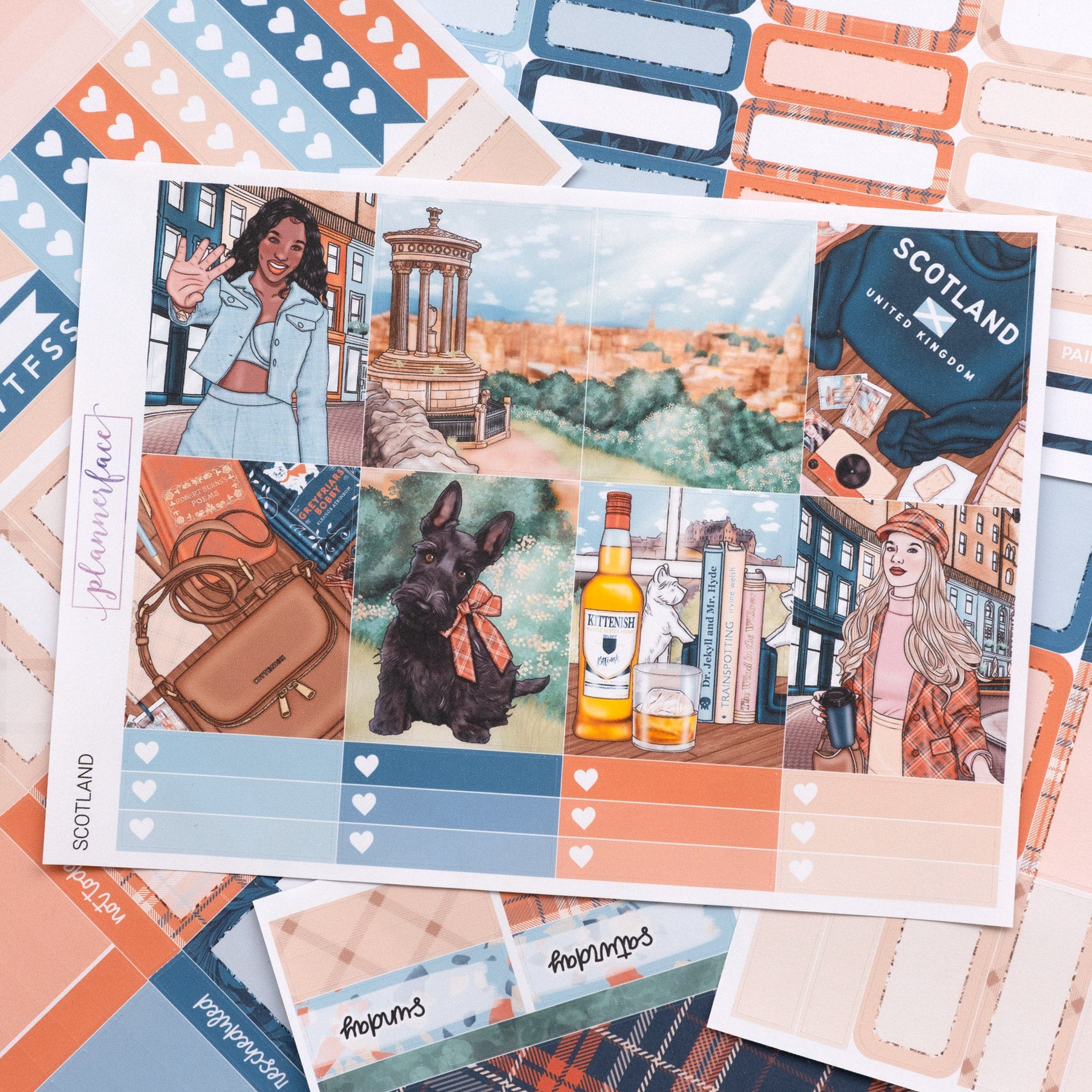 Scotland Weekly Sticker Kit
