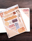 Envelope Torn Paper Edge Journalling Stickers