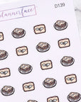 Lasagne Doodle Stickers