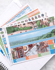 English Village Monthly Sticker Kit