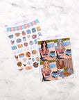 BBQ Mini Weekly Sticker Kit