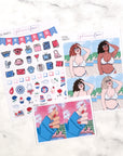 Pool Party Mini Weekly Sticker Kit