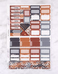 Fall Academia Mini Weekly Sticker Kit