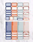 Fall Blues Weekly Sticker Kit