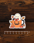 Bookish Ghost Die Cut Vinyl Sticker