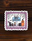 DNF Cemetery Die Cut Vinyl Sticker