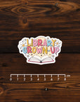 Library Grown Up Die Cut Vinyl Sticker