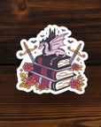 Fantasy Books Die Cut Vinyl Sticker