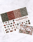 Vintage Christmas Mini Weekly Sticker Kit
