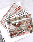 Vintage Christmas Monthly Sticker Kit