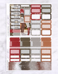 Log Cabin Christmas Mini Weekly Sticker Kit
