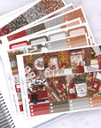 Log Cabin Christmas Weekly Sticker Kit