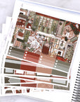 Vintage Christmas Weekly Sticker Kit