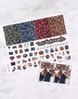 Candy Cane Mini Weekly Sticker Kit