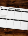 Marble A5 Planning Notes Weekly Notepad