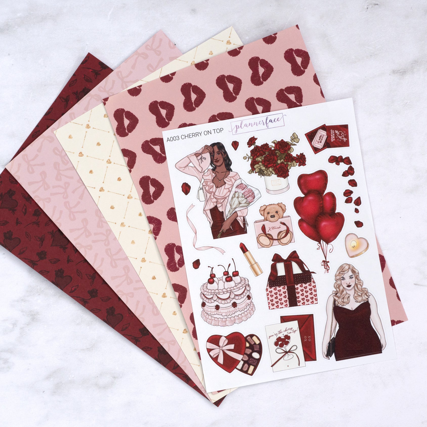 Cherry On Top Creative Journal Sticker Set
