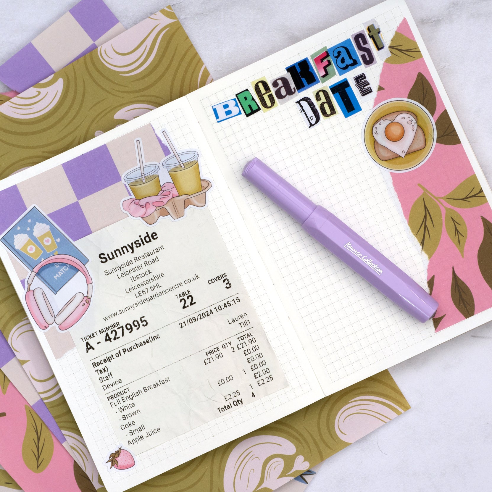 Matcha Love Creative Journal Sticker Set