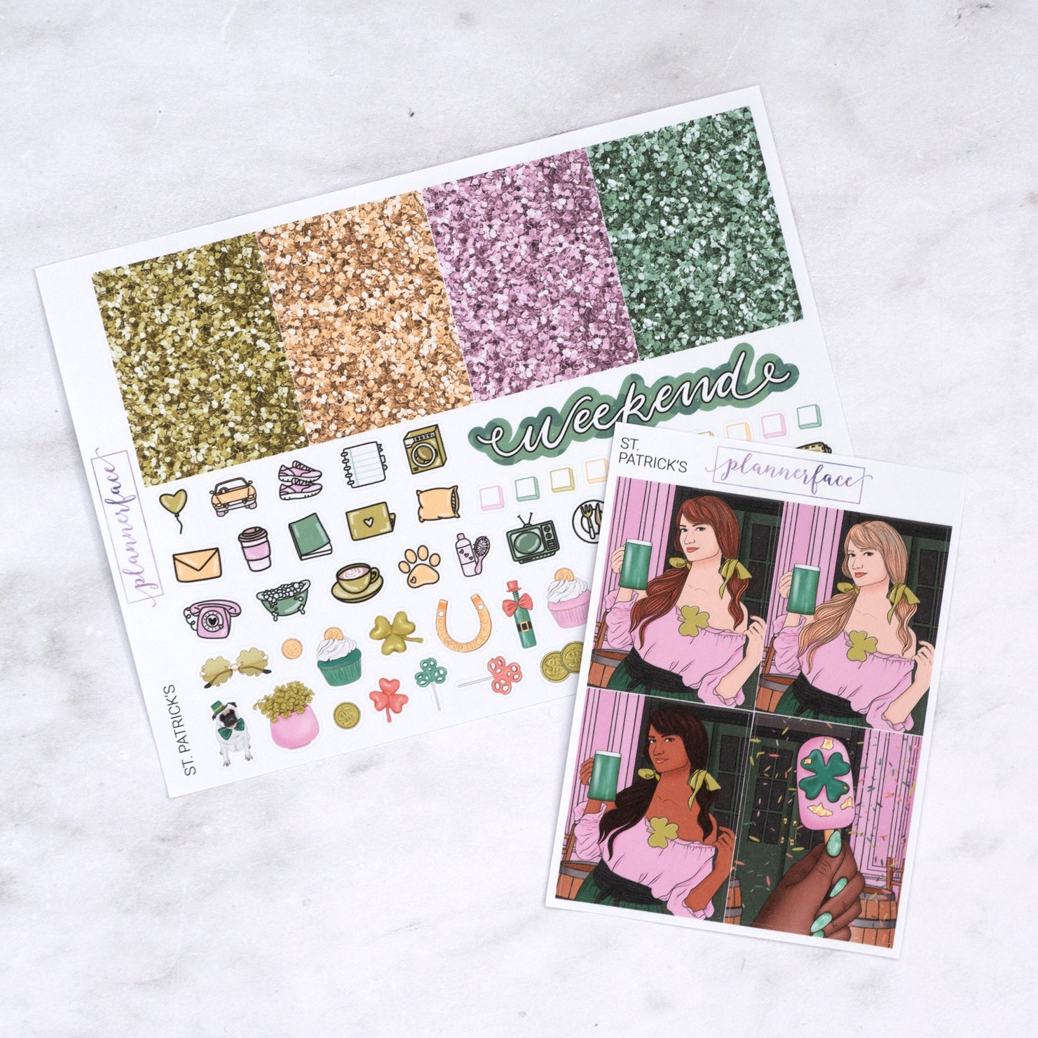 St. Patrick's Mini Weekly Sticker Kit