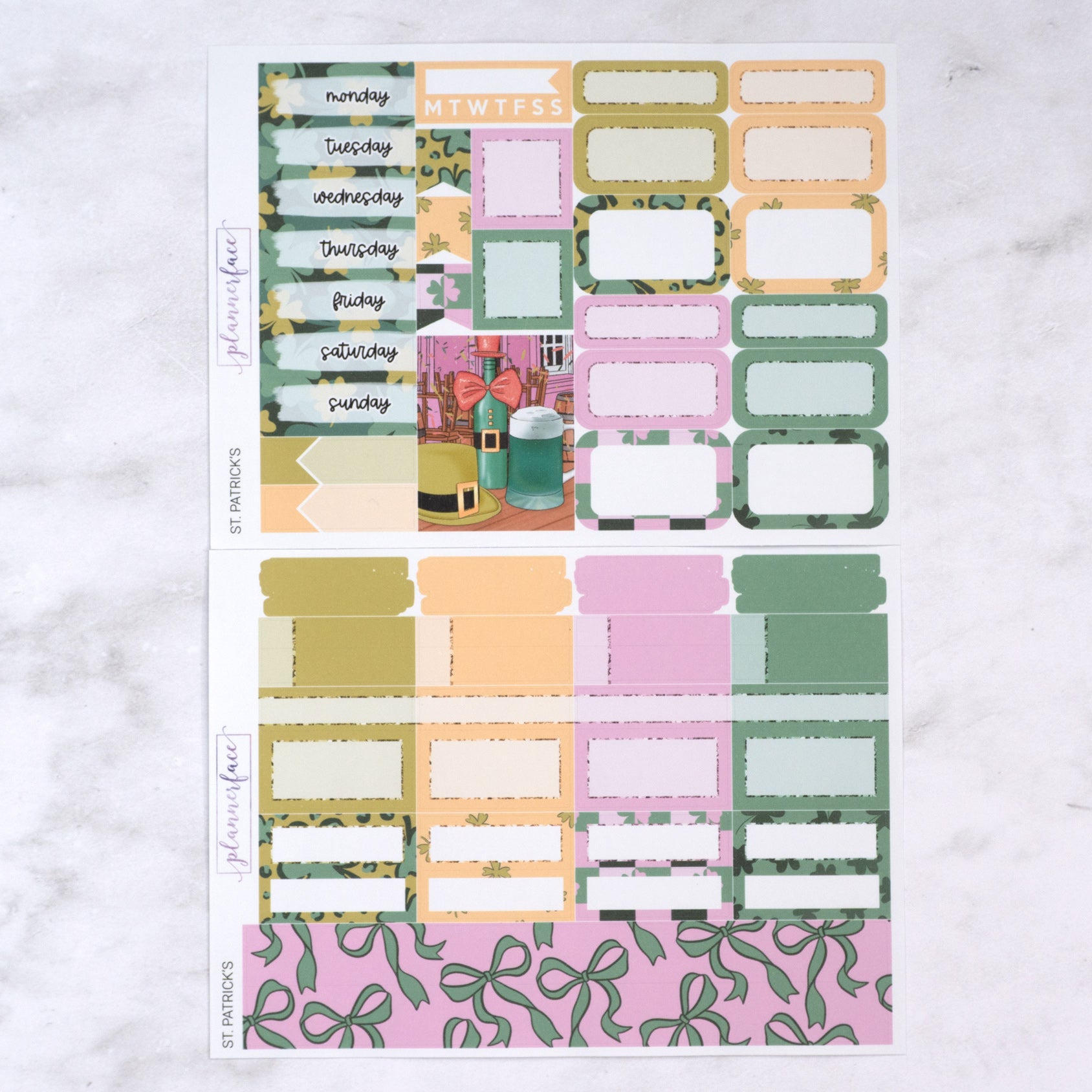 St. Patrick's Mini Weekly Sticker Kit