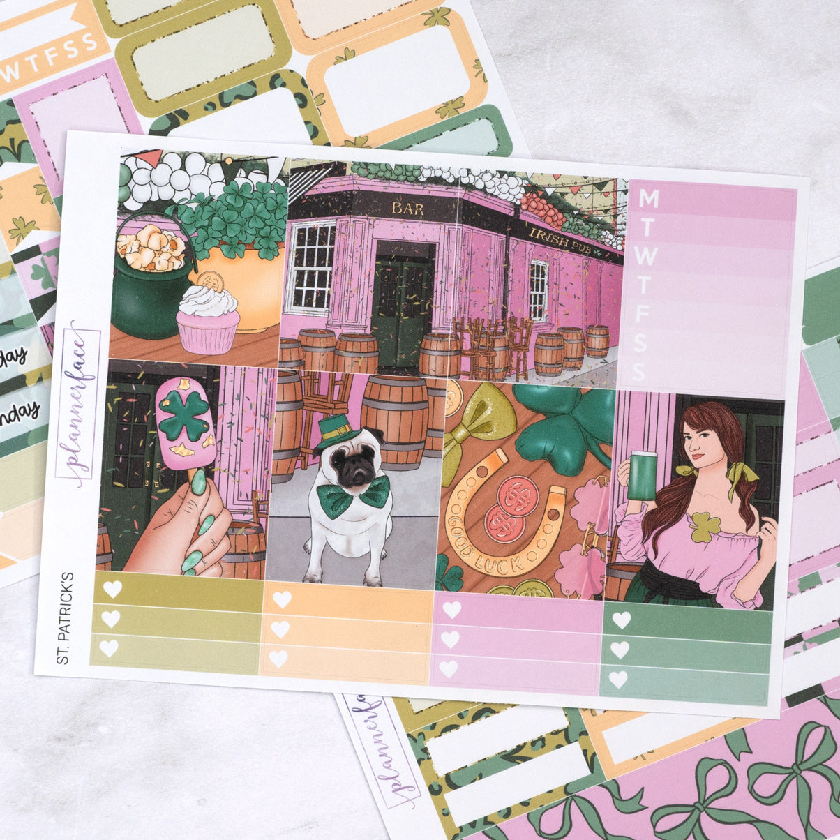 St. Patrick's Mini Weekly Sticker Kit
