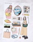 Art Museum Creative Journal Sticker Set