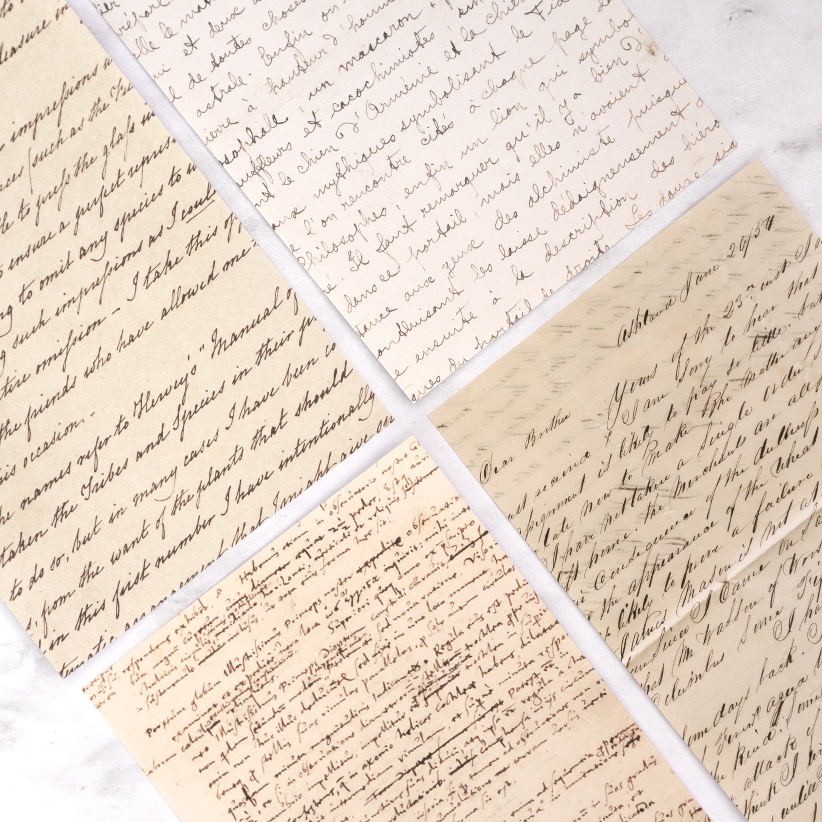 Manuscript Sticky Paper Set for Journalling & Scrapbooking