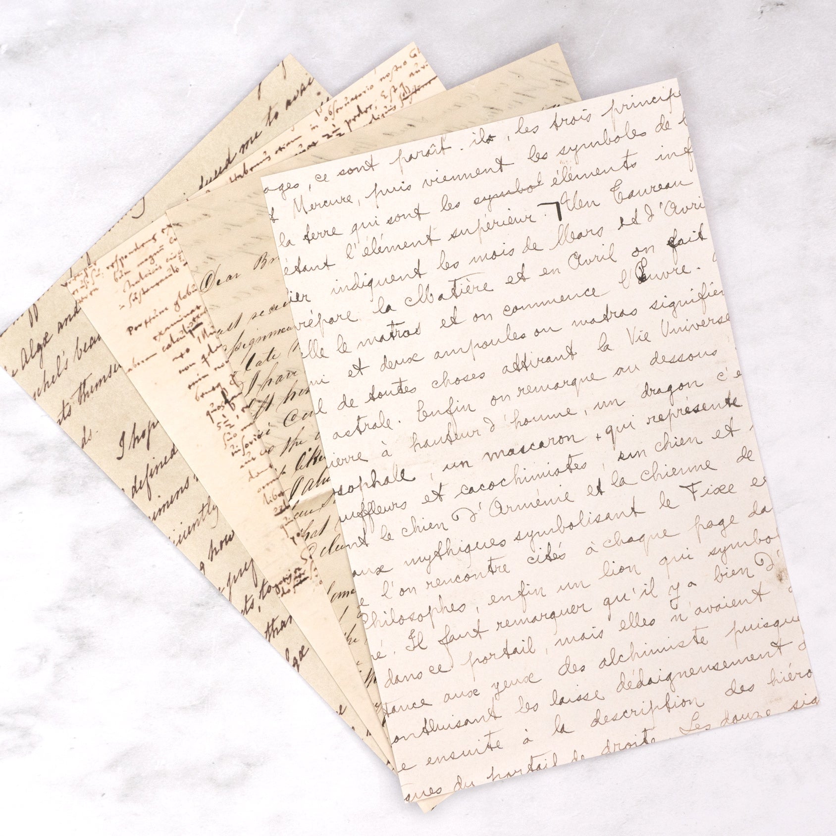 Manuscript Sticky Paper Set for Journalling & Scrapbooking