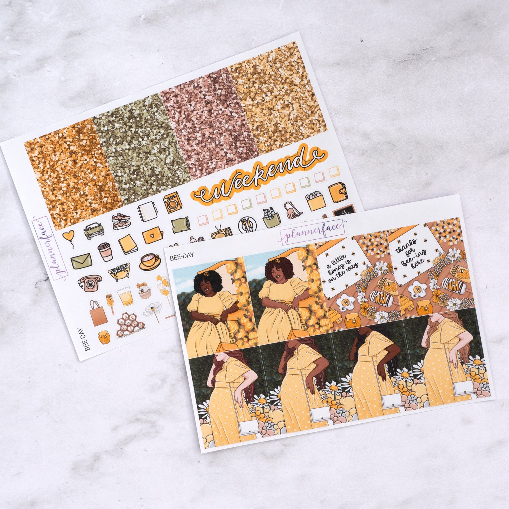Bee-Day Mini Weekly Sticker Kit