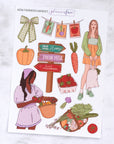 Farmers Market Creative Journal Sticker Set
