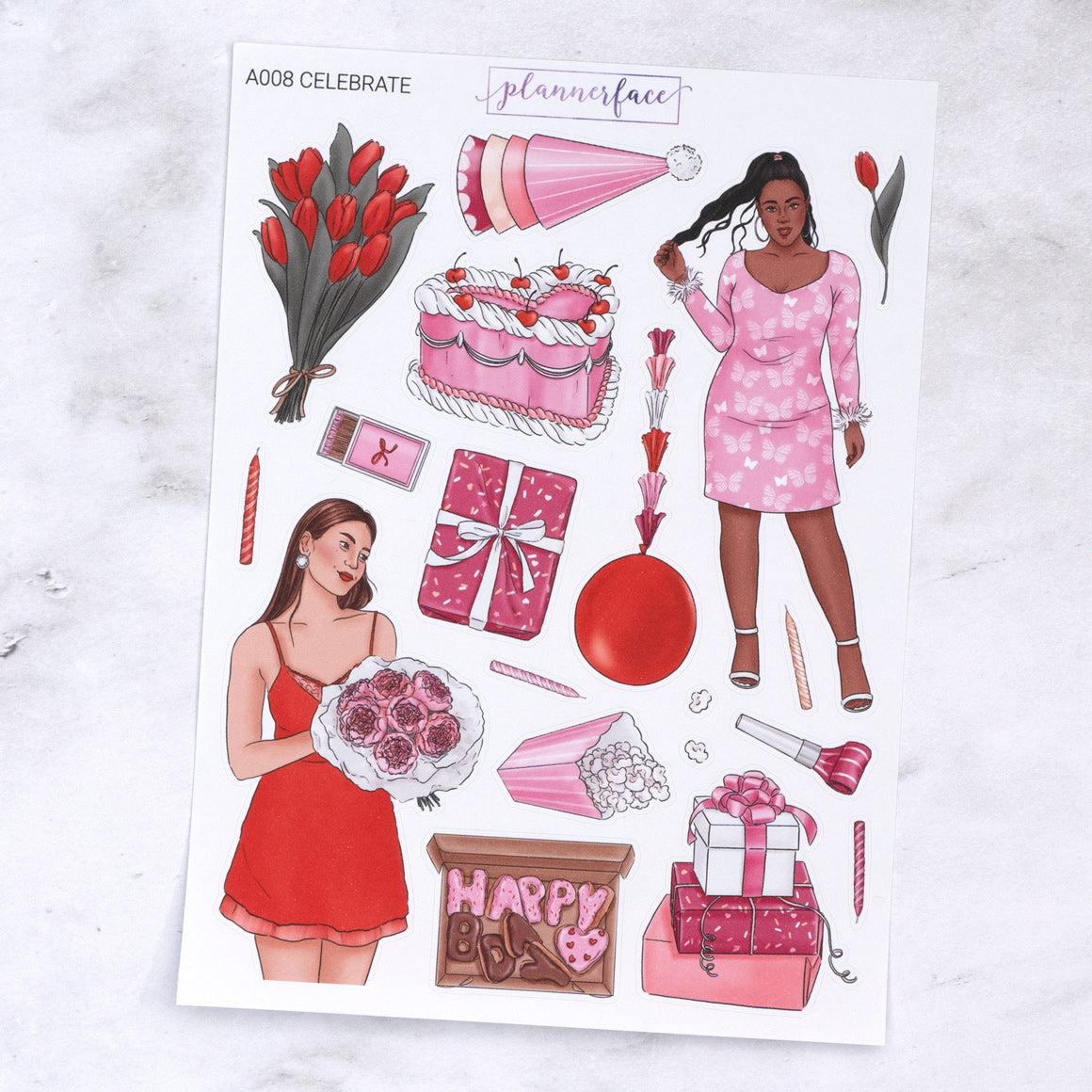 Celebrate Creative Journal Sticker Set