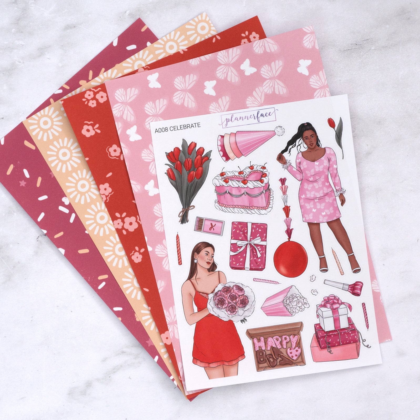 Celebrate Creative Journal Sticker Set