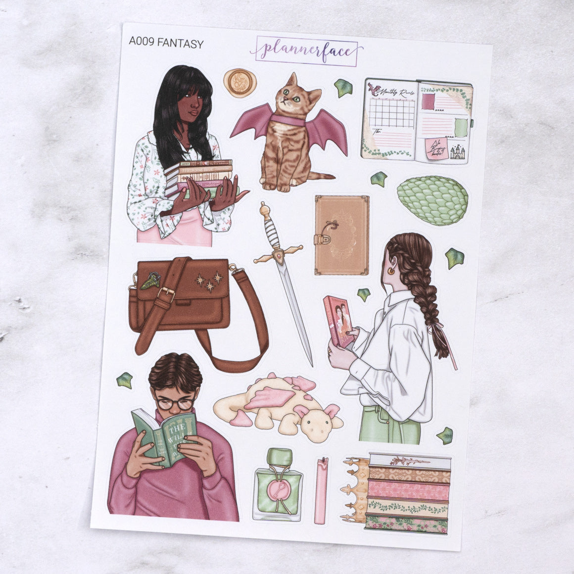 Fantasy Creative Journal Sticker Set