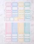 Pastel Playtime Weekly Sticker Kit