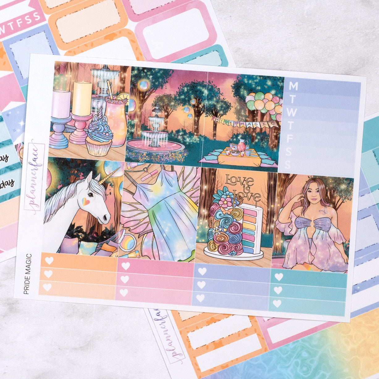 Pride Magic Mini Weekly Sticker Kit