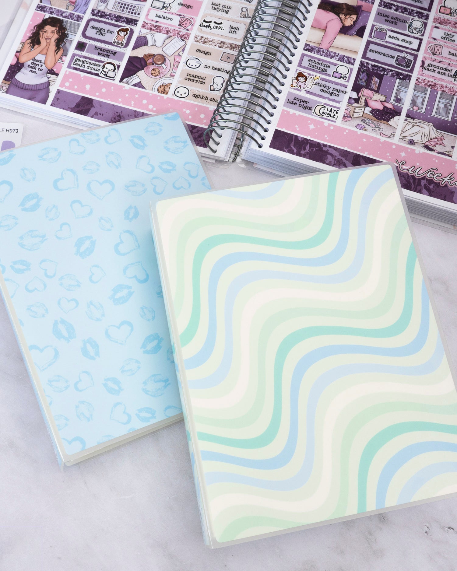 Green Swirl Sticker Album (Large)