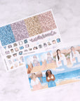 Beside The Seaside Mini Weekly Sticker Kit
