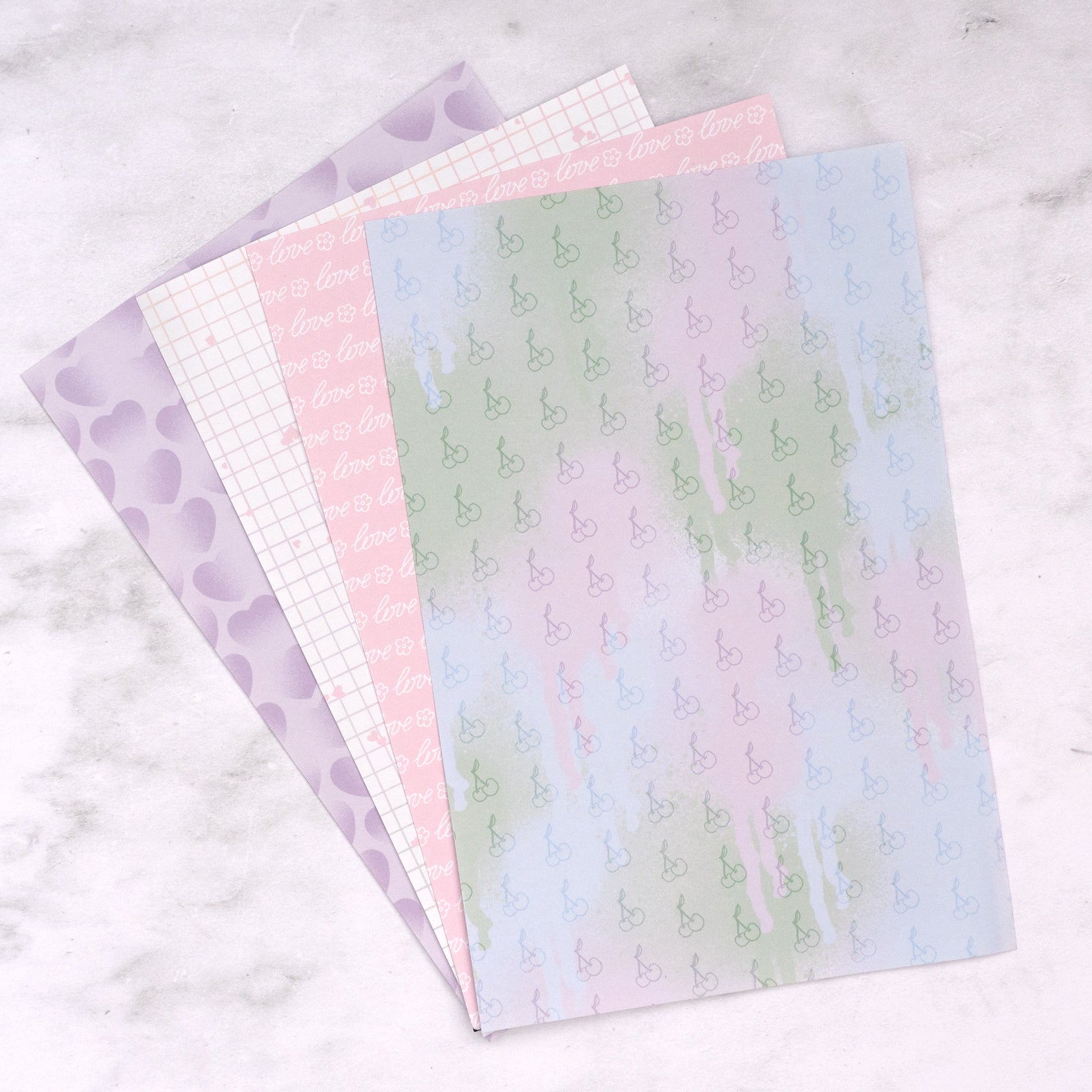 Romance Fan Creative Journal Sticker Set