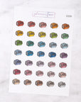 Pet Travel Carrier Multicolour Doodle Stickers