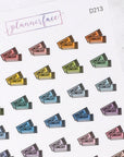 Concert Ticket Multicolour Doodle Stickers
