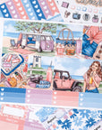 Summer Vibes Weekly Sticker Kit