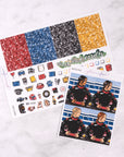 Race Day Mini Weekly Sticker Kit