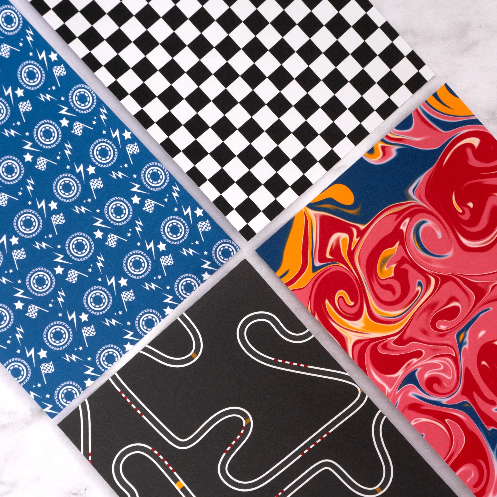 Race Day Creative Journal Sticker Set