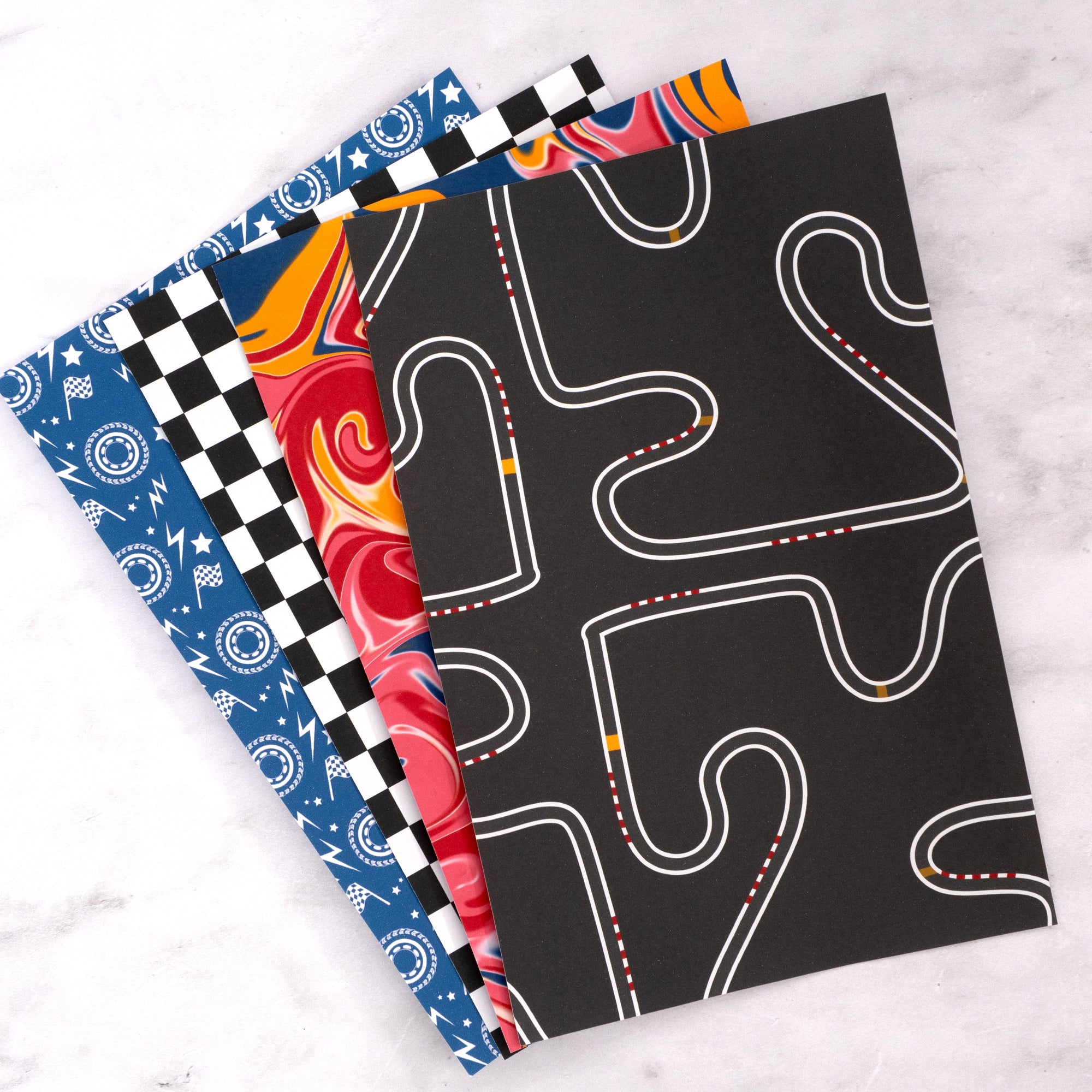 Race Day Creative Journal Sticker Set